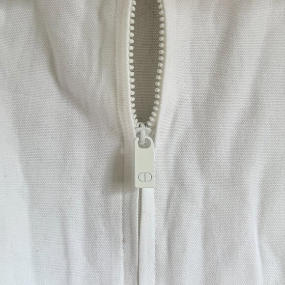 DIOR | Authentic Dior Thick Cotton Garment Bag w/Handles, Black Logo & Zipper - Picture 2 of 6